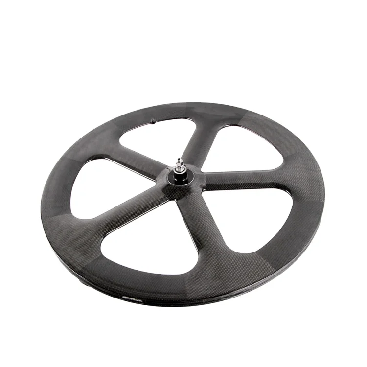 Five Spoke Wheel With Novatec Hub Carbon 5 Spoke Bicycle Wheel
