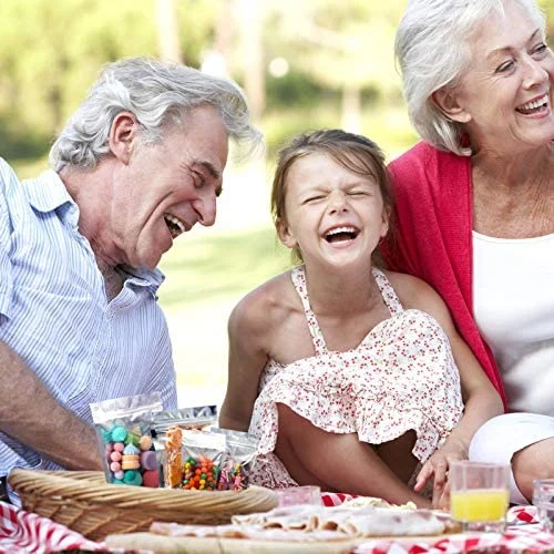 120 Pieces Resealable Mylar Bags Stand Up Foil Bags Aluminum Metallic Foil Pouch Bags for Food Packaging Candy, Nuts and Dried