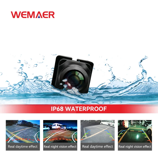 Wemaer Cvbs руководство для автомобиля широкоугольная Водонепроницаемая светодиодная мини-камера ночного HD заднего вида с парковочной линией Audi A8L 2019