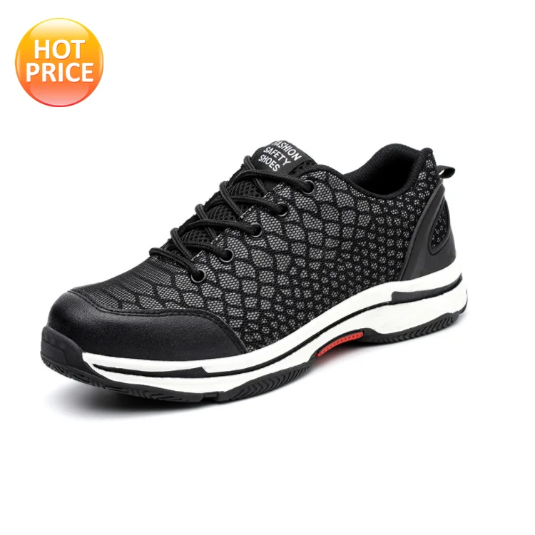 FUNTA leather work boot metal men boot ankle industrial security equipment cow leather work safety boots or work safety shoes