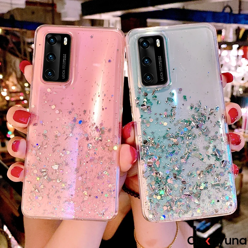 Для OPPO A5 A9 A31 F9 F11 2020 Realme X XT 7i C11 C12 C15 5 6 7 Pro Блестящий Мягкий силиконовый чехол из ТПУ