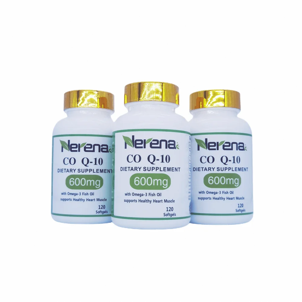 OEM Custom Private Label 600 mg Healthy Dietary Supplement Natural Ubiquinone Coenzyme Q10 Capsules