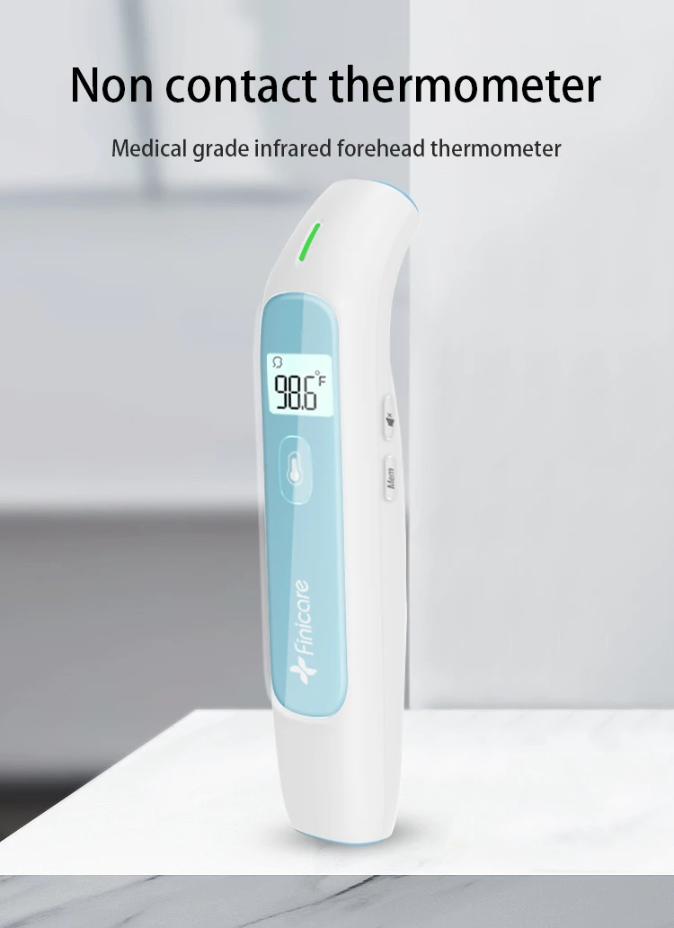 New design clinical thermometer high accuracy forehead thermometer for baby and adult