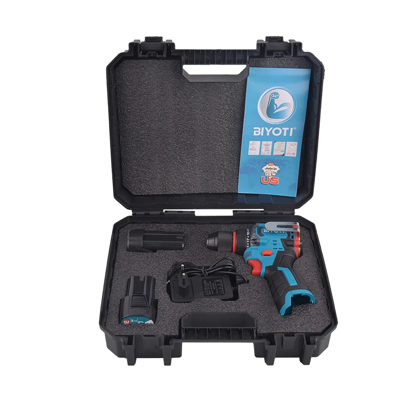 BIYOTI High quality 16.8 volt cordless drills  powerful drill parts Hand Machine Pack Cordless Drills