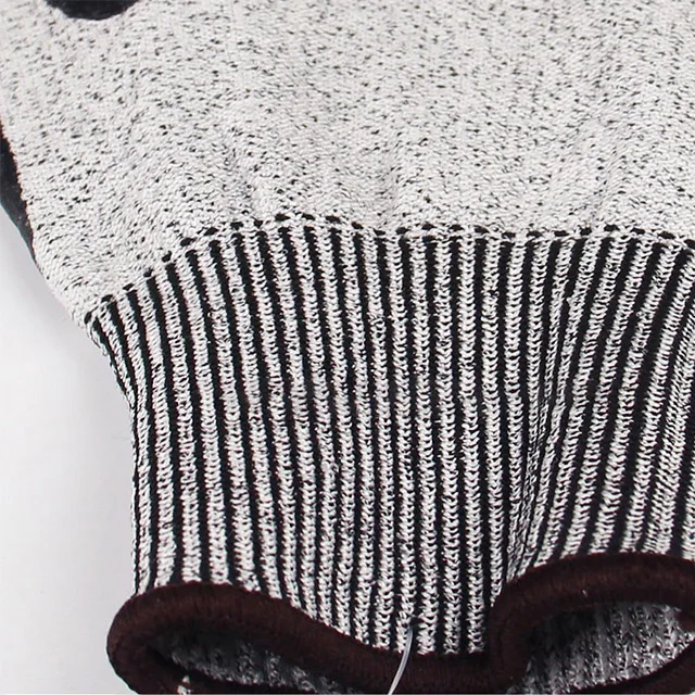 Защитные перчатки с защитой от порезов уровня 5, черные нитриловые перчатки для работы на нефтяных месторождениях