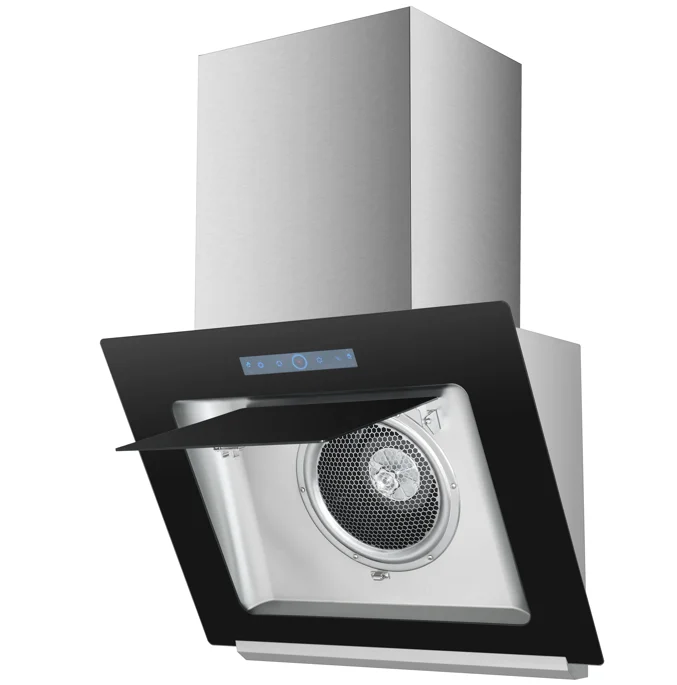 Slant Range Hood Modern design Vertical kitchen hood Electric Kitchen chimney extractor