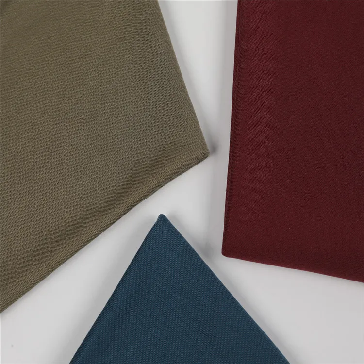 
Modal polyester pique sand wash knitted fabric good hand feeling can make pants. 