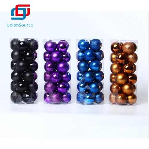 Hot Selling Multi Color Christmas Tree Ball Made By Plastic