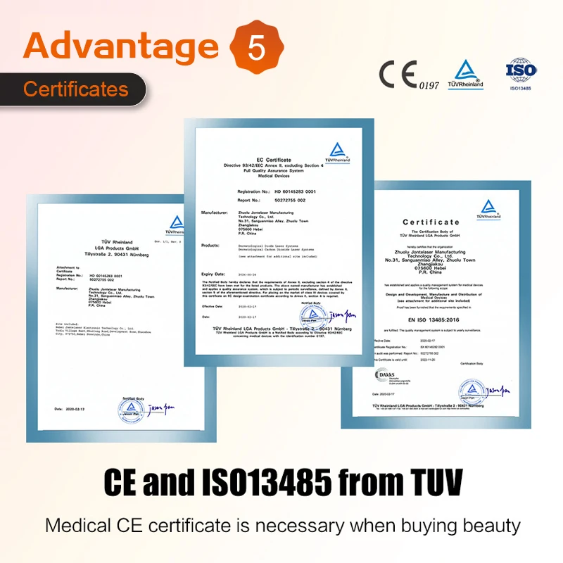 Medical Ce Co2 Fractional Rf Laser scars removal skin resurfacing Korea Arm 40W 70W co2 Fractional Laser Machine