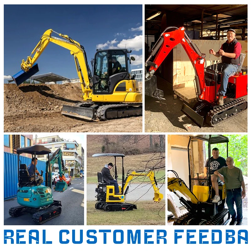 Chinese New 3 Ton Mini Crawler Excavator with EPA Engine Multifunction Compact Earth Digger Lightweight 0.8 Ton Core Motor Sale