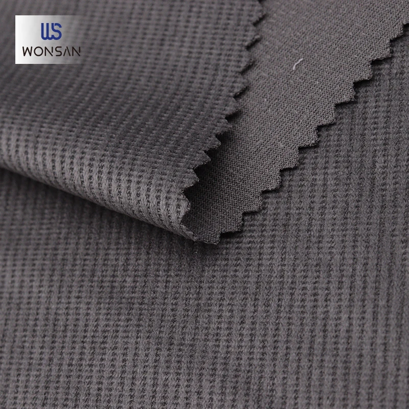 100%P Corduroy Tricot fabric/warp knitting Outdoor casual coat pants fabric Comfortable touching