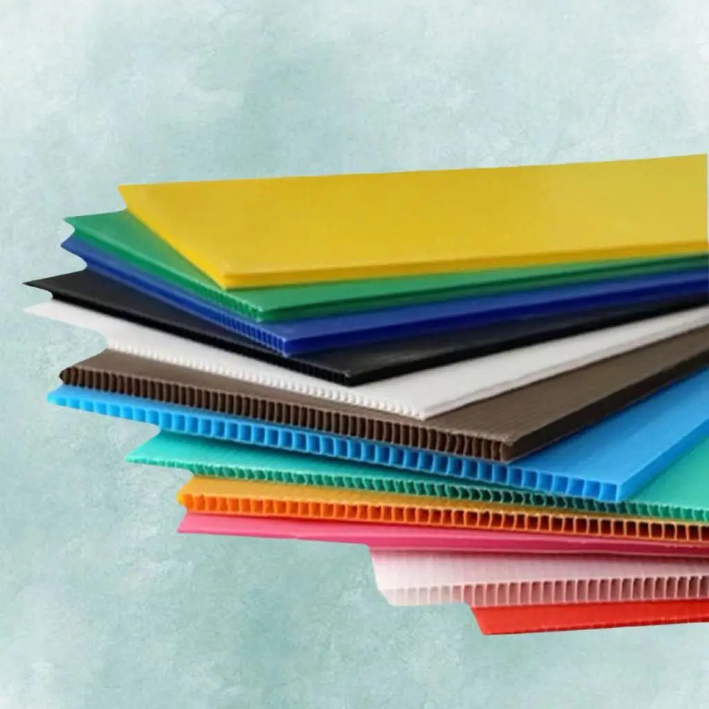Custom Waterproof Pp Correx Corrugated Plastic  pp hollow Sheet plastic packaging pp board