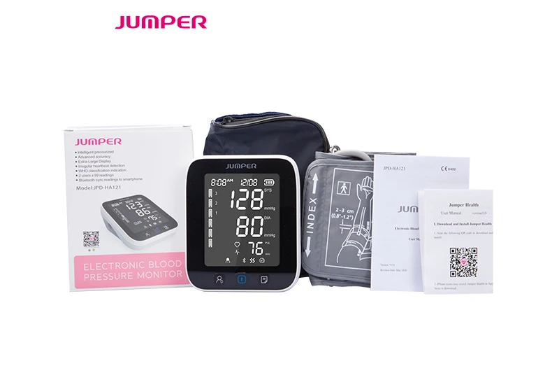 Shenzhen Digital Professional Presion Arteri Blood Pressure Monitor Upper Arm JUMPER JPD-HA121