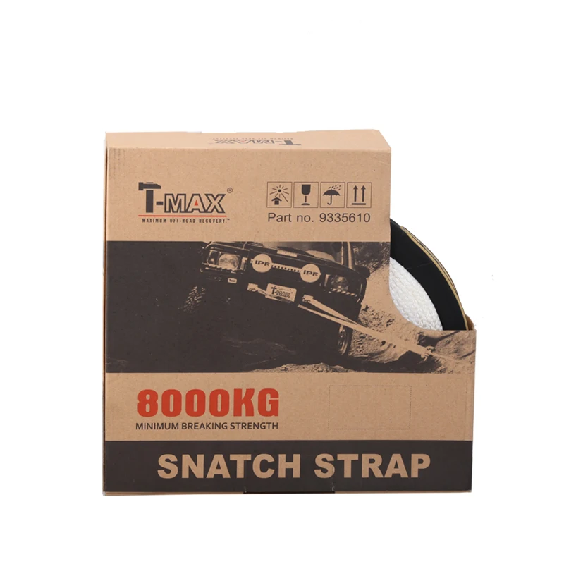 T-MAX HeavyDuty Car SUV Towing Cable Tow Rope Snatch Strap