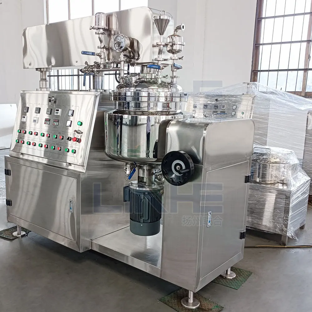 Factory price hydraulic type vacuum emulsifying machine high quality Vacuum defoaming machine for paste production