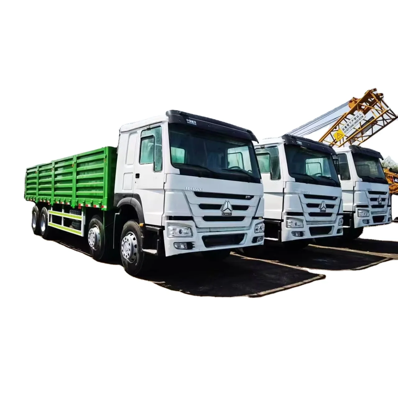 Howo 8x4 Box Truck 60 Ton Load Capacity Cargo Trucks