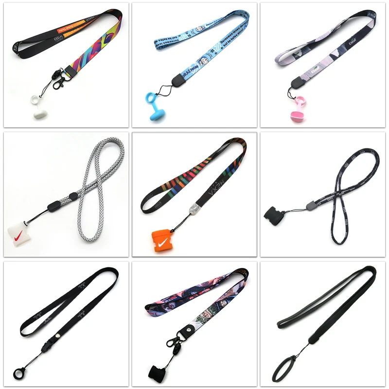Universal Phone Lanyard Nylon Neck Strap and Wrist Strap Key Chain Holder Customize Advertising Gift Free Sample Available