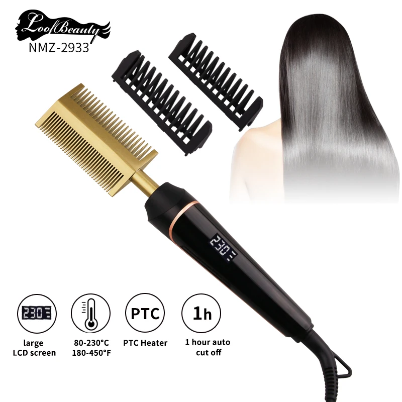 Новый Электрический тонкий выпрямитель Global Hot Comb идеальный для