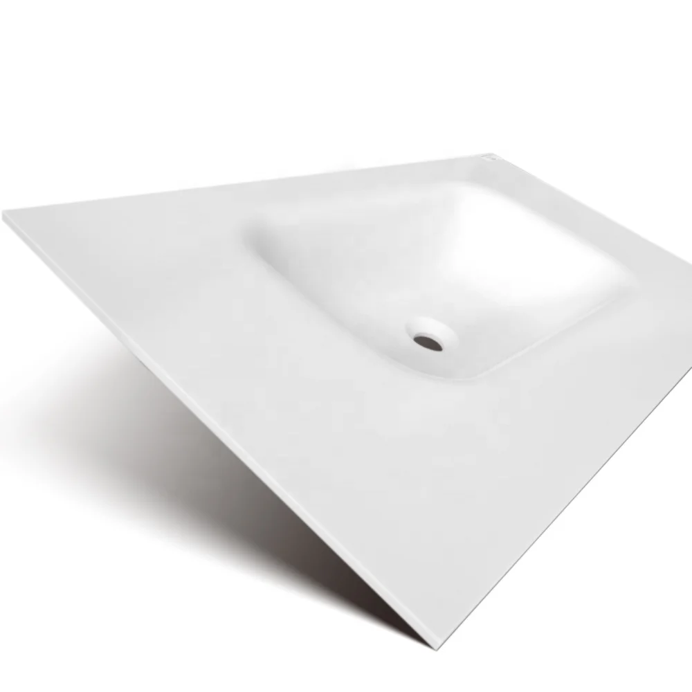 Custom Size New Arrival Modern Vanity Hotel Bathroom Countertop Wash Basin Wash With Vessel Sink