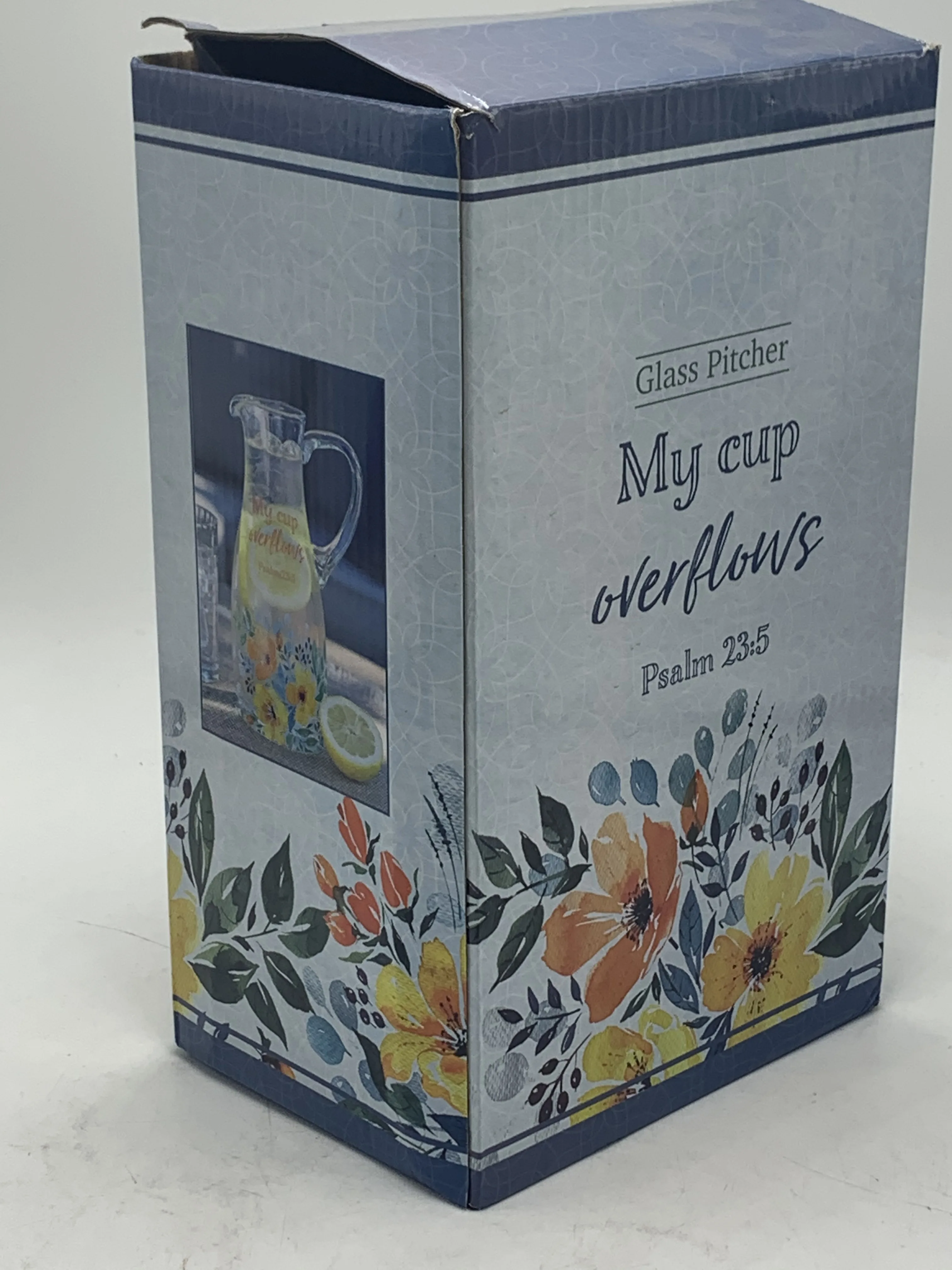 White 1L Glass Box CLASSIC Tableware Jug Water Pots & Kettles Glass Pitcher Gifts Glass Business Sustainable 1050 ML 1000pcs