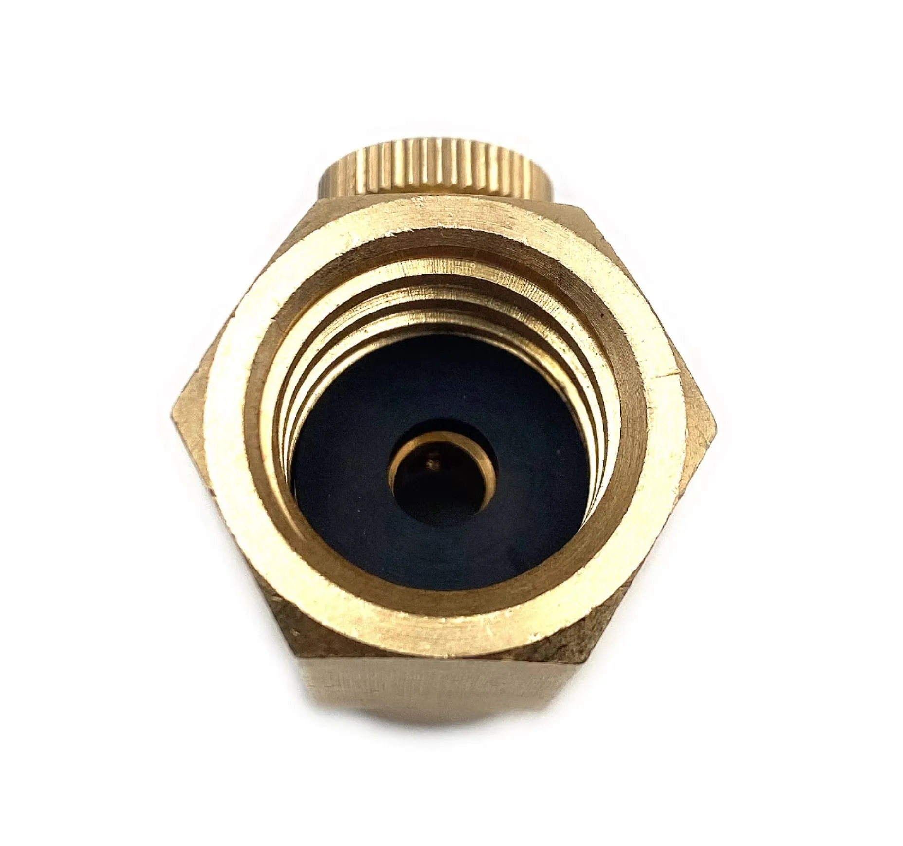 High Quality brass co2 gas cylinder filling adapter for small 0.6Liter 425g soda co2 gas cylinder W21.8 G1/2 thread adapter