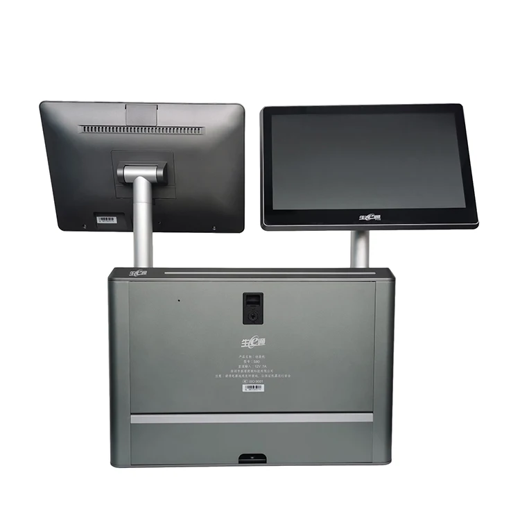 Android Smart Supermarket Automatic Cash Cash Register With Card Reader