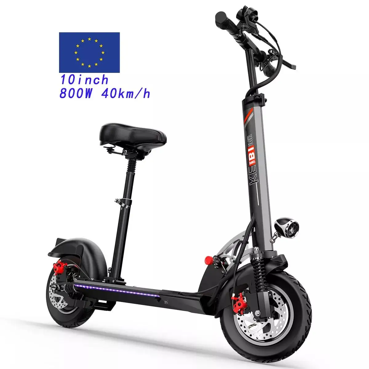 Hot Sell Bezior S1 10inch 48V 1000W High Power Fastest Disk Brake E Scooter With Dual Motor Electric Scooters
