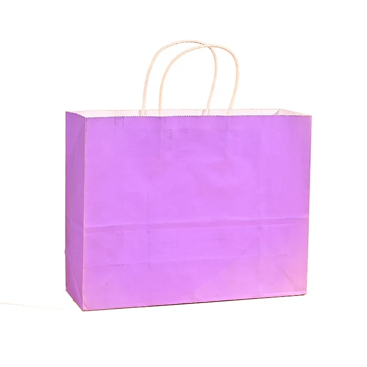 Wholesale Custom Printed Black Luxury Shopping Gift Paper Bag With Handle