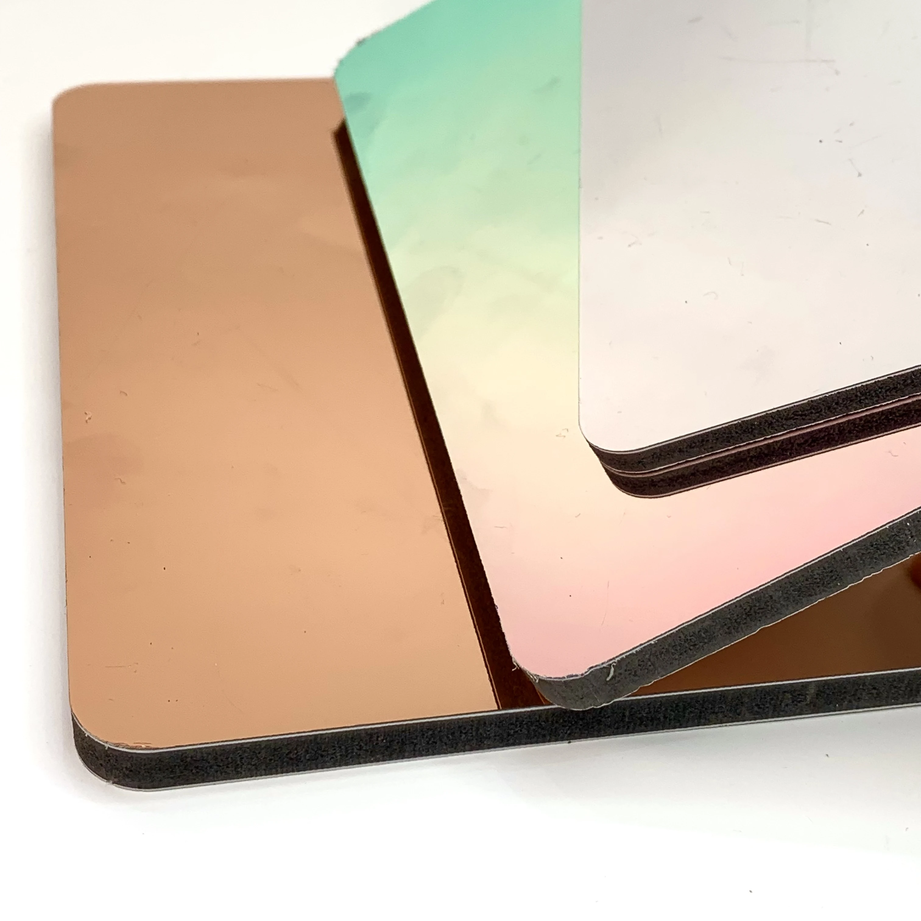 5MM 8MM Luxury PET Film Colorful Mirror Sheets Bamboo Charcoal Boards