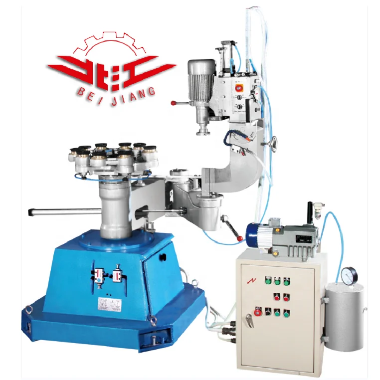 BEIJIANG Circles Shape Polishing Edger Beveling Glass Grinding Machine