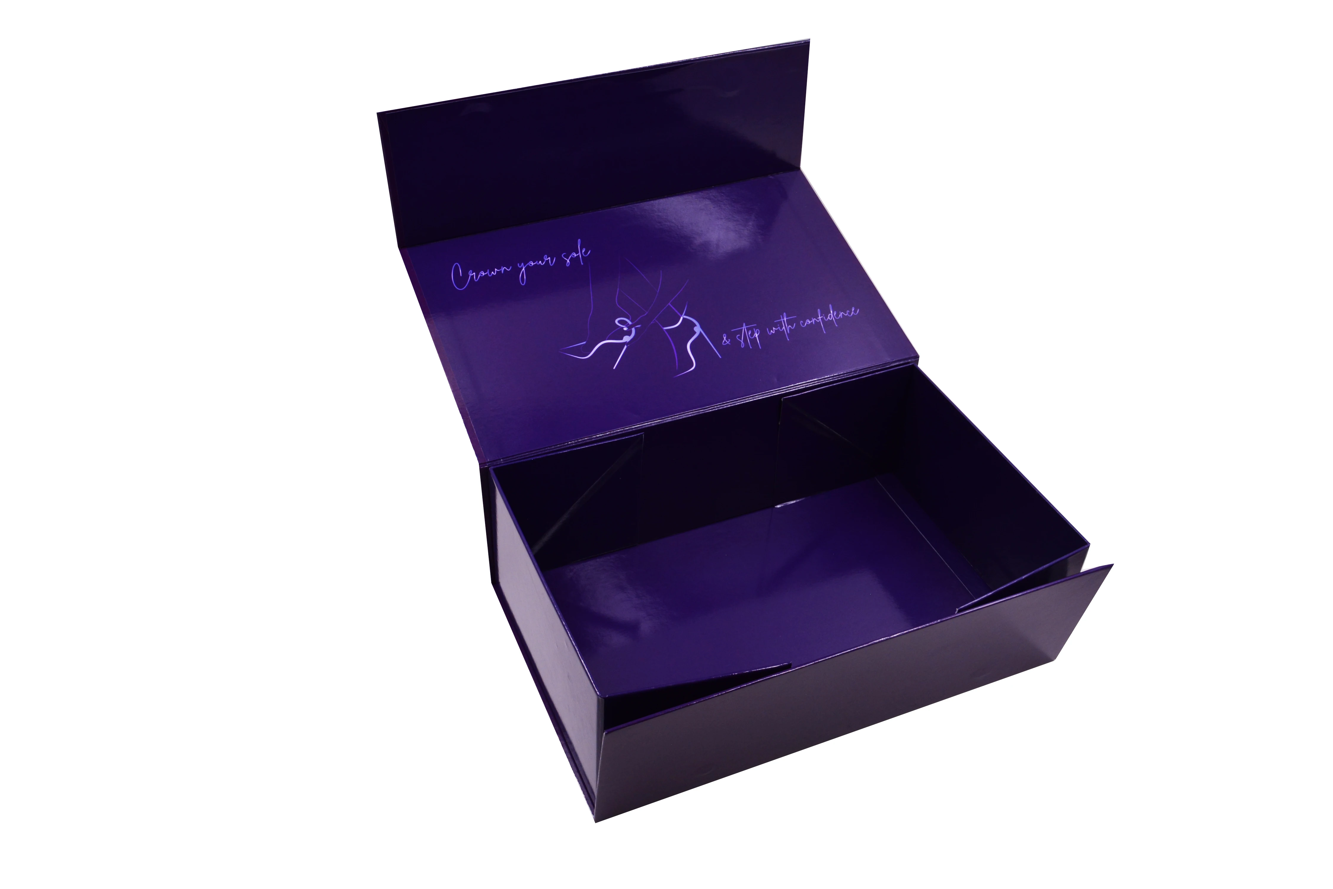 
Luxury art paper Custom Black Rigid Magnetic Closure clothes and Exquisite sculpture Gift Box Wholesale Foldable 