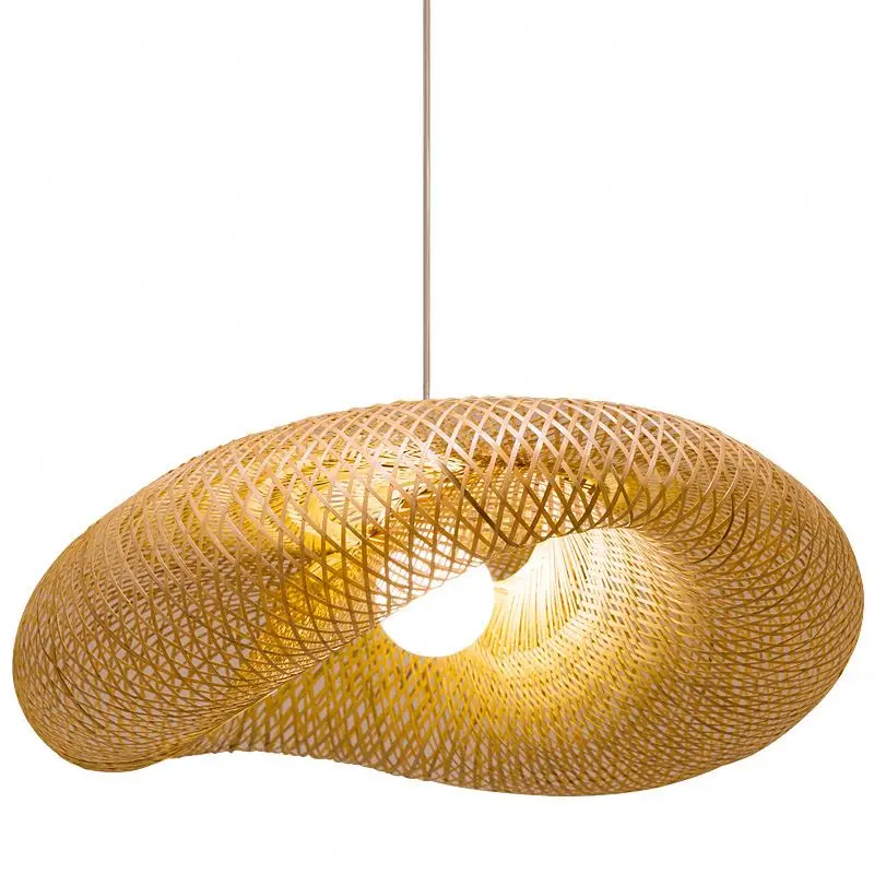 Ancient Style Handmade Bamboo Pendant Lamp Restaurant Lantern Chandelier Bamboo Chandelier home light home accessories