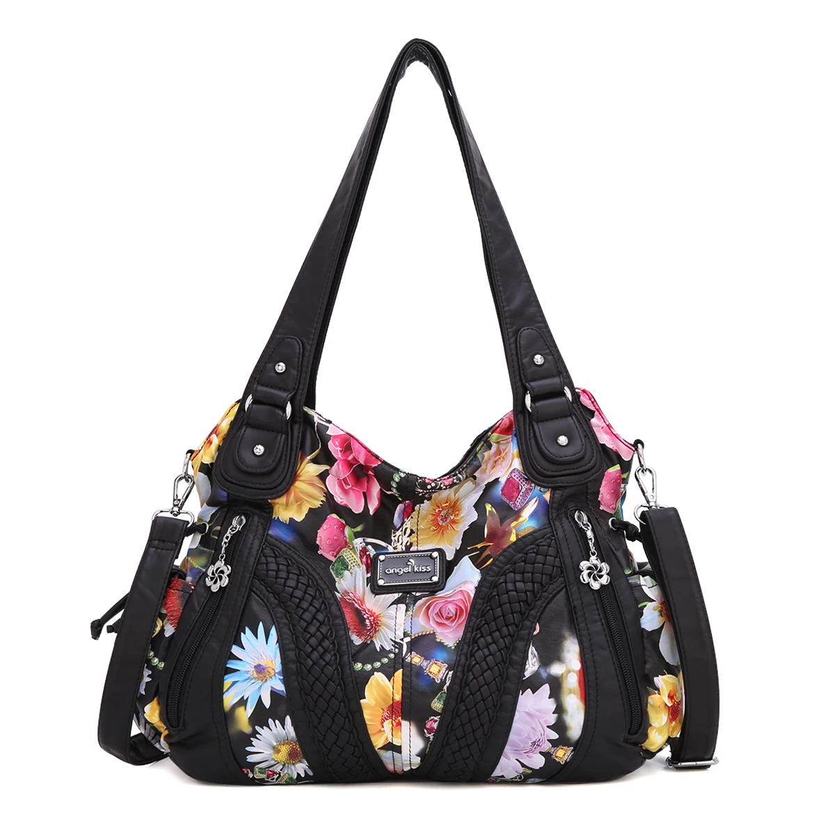 Angel Kiss Women designer handbags famous brands Floral Print Fashion Handbag attractive shopping Shoulder Bag