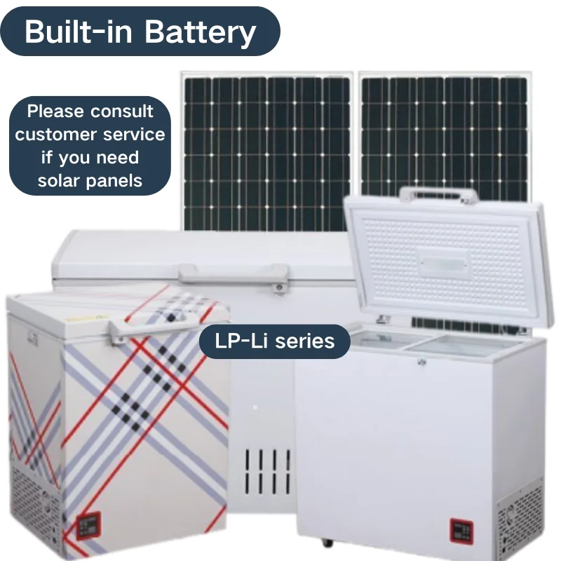 GCSOAR DC 12Volt All-in-One 100L DC Solar Freezer with Lock and Key for Safety Storage
