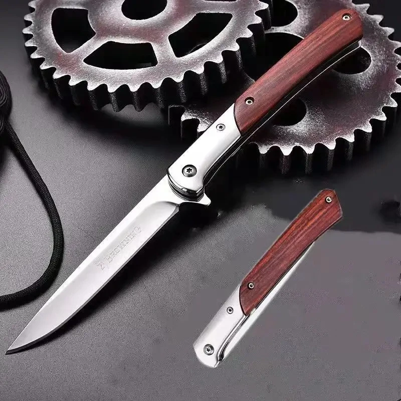 TLDG29 High Hardness Outdoor 440C Steel EDC Pocket Knife Light Weight G10 Handle Camping Knives Self Defense Hiking Fishing