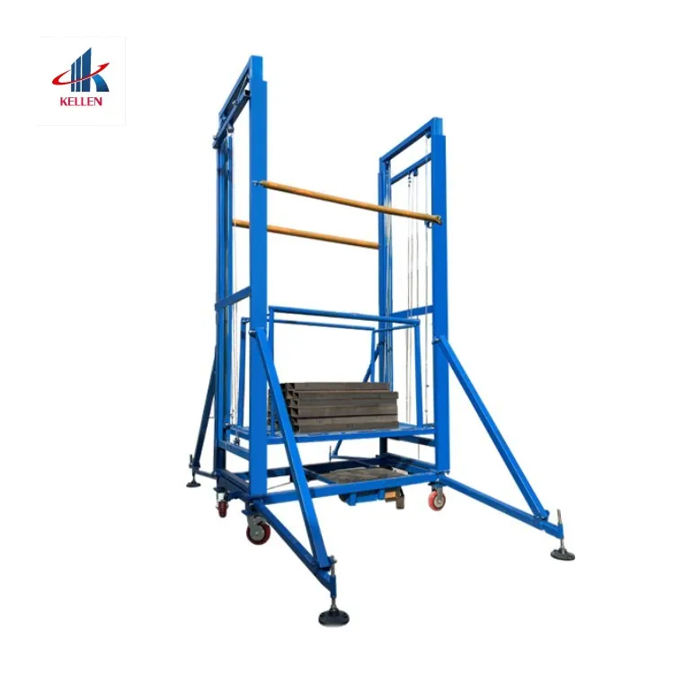 500kg electric lifting ladder & scaffolding 2-6 meters for construction decoration maintenance remote control
