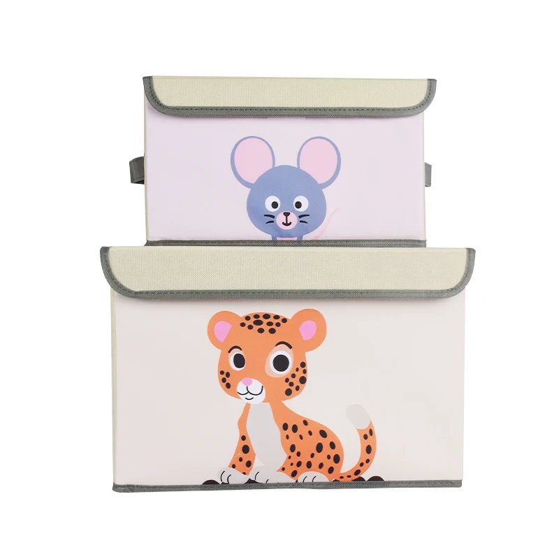 Hot Popular Storage Box Oxford Fabric Foldable Eco-friendly Clothes Storage Bag Organizer for Kids Toy Home Organizer