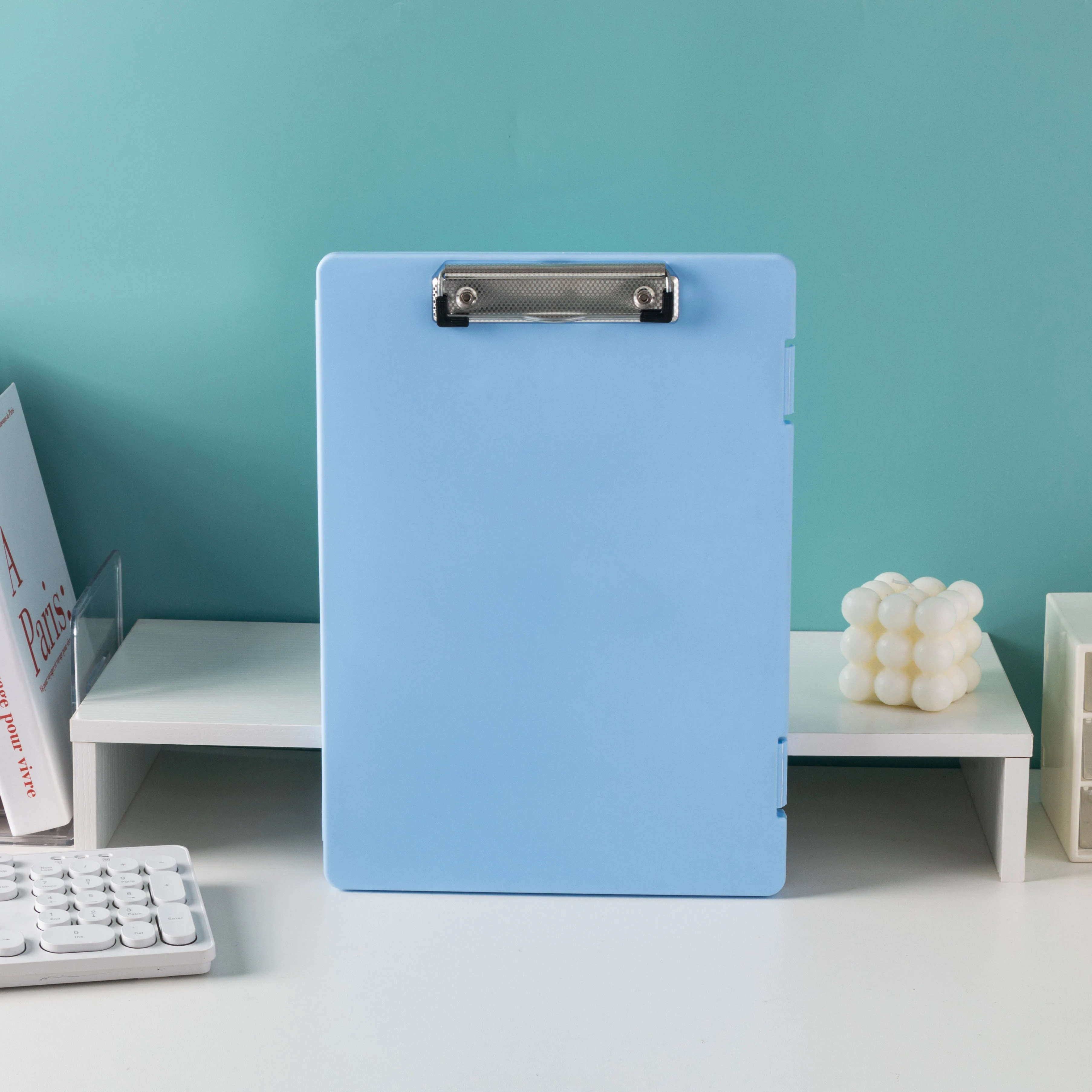 Thicken storage clipboard open nursing clipboard foldable storage heavy duty clipboard storage plastic folder