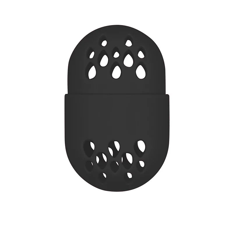 Factory Makeup Powder Puff Soft Breathable Sponge Holder Beauty Egg Silicone Storage Travel Carrying Capsule