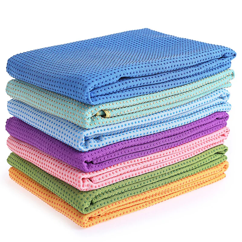 Домашнее, для фитнеса, экологичное, горячее, коврик для йоги, полотенце, нескользящее, из микрофибры, полотенце для йоги