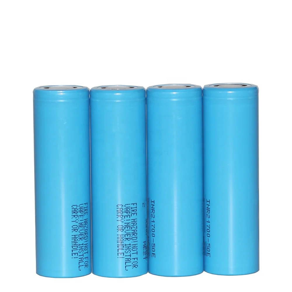 Оригинальный аккумулятор высокой емкости 3,6 V INR21700-50E 21700 5000mAh для Samsung 21700 50E