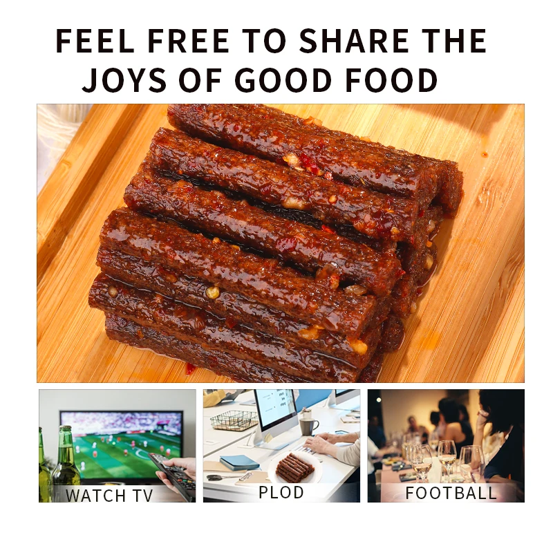 500g Bulk Hot Sale Chinese Goods Stuff Wholesaler Chili Pepper Spicy Snacks Semi-Soft Gluten Latiao