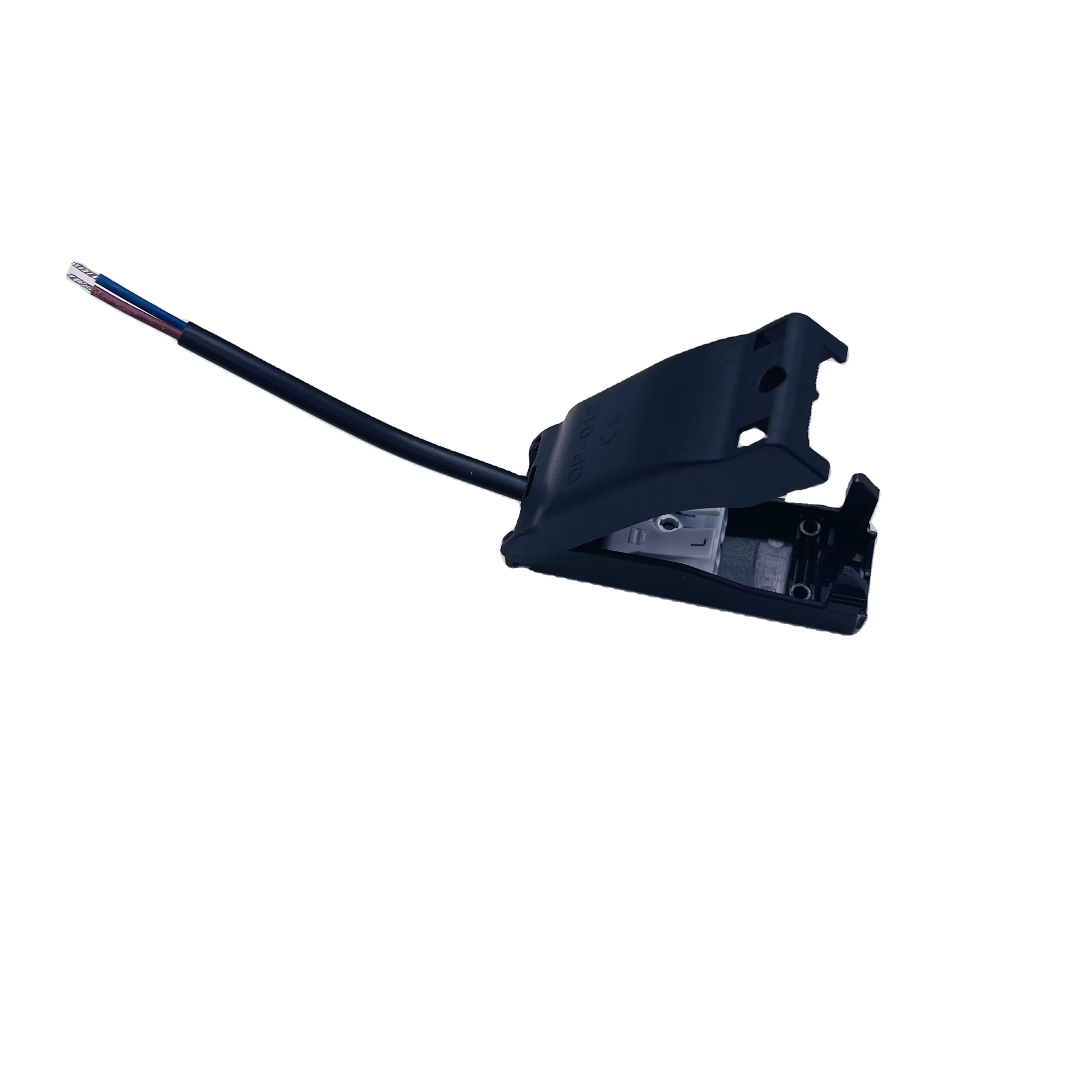 2 Pin push wire connector with 2 x 0.75mm2 cable for plastic junction box