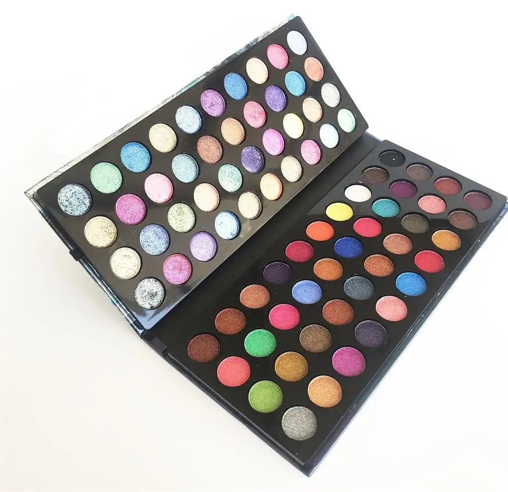 
ROMANTIC COLOR Fashion 80 Colors Brighten Eyeshadow Palette Luxury Golden Matte Nude Waterproof 
