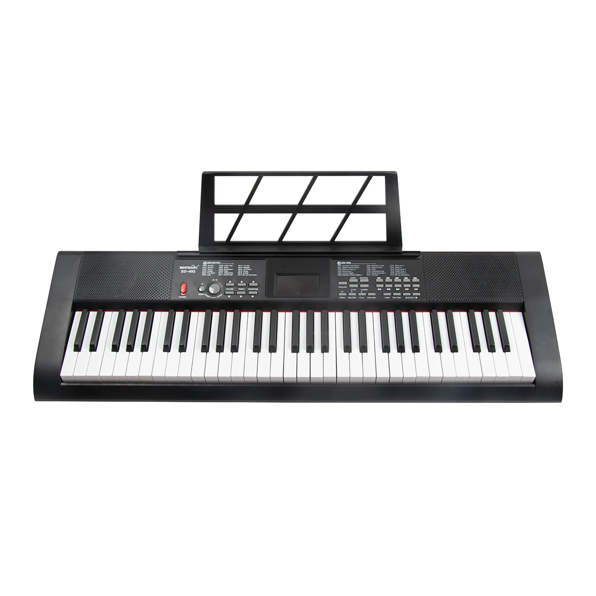 BADU New model piano 61-keys digital music keyboard instruments tools 2.2CM standard piano keys teclados for adults