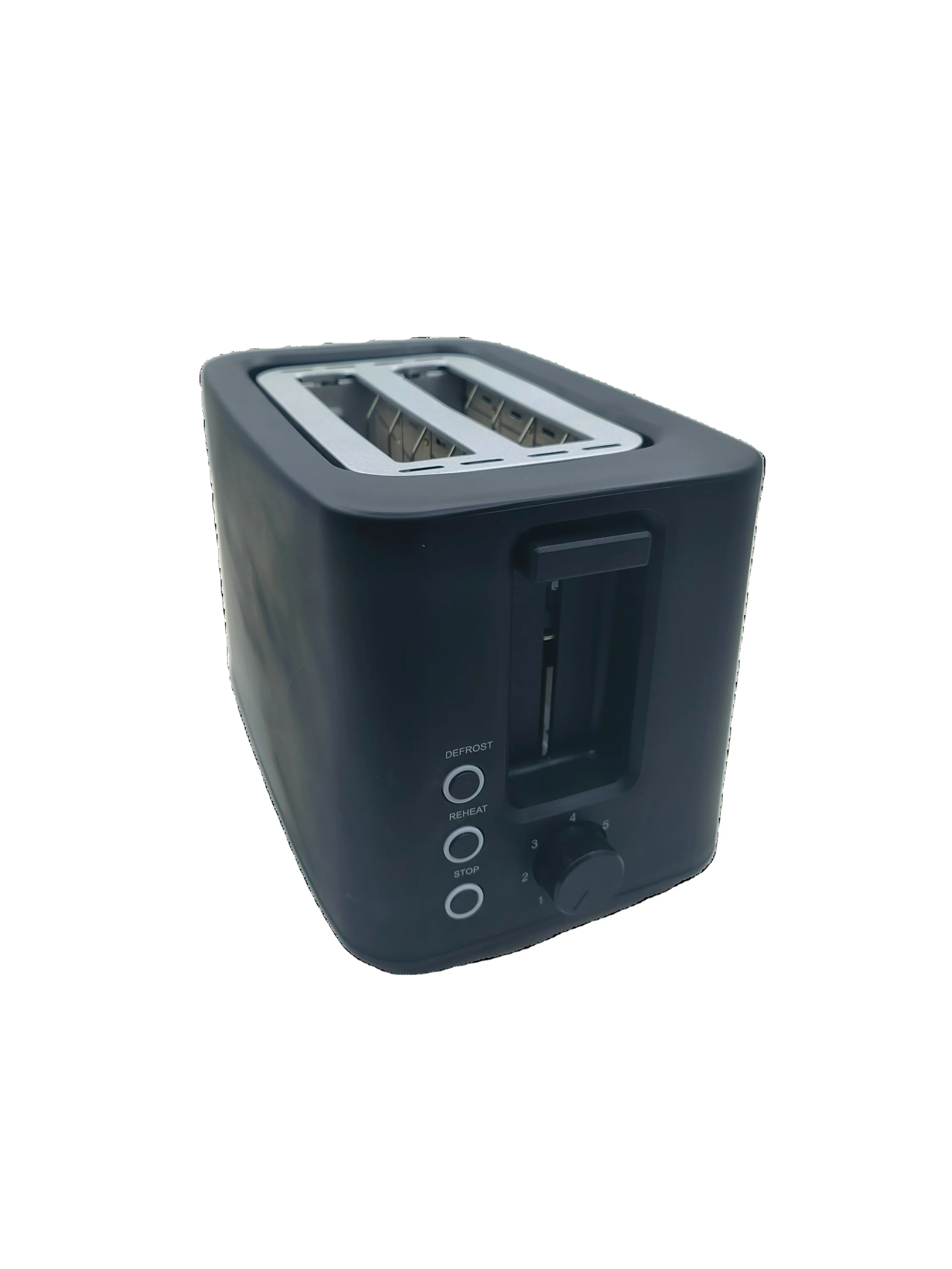 Factory Outlet Black Extra Wide Slots Auto-Shutoff 2 Slice Toaster