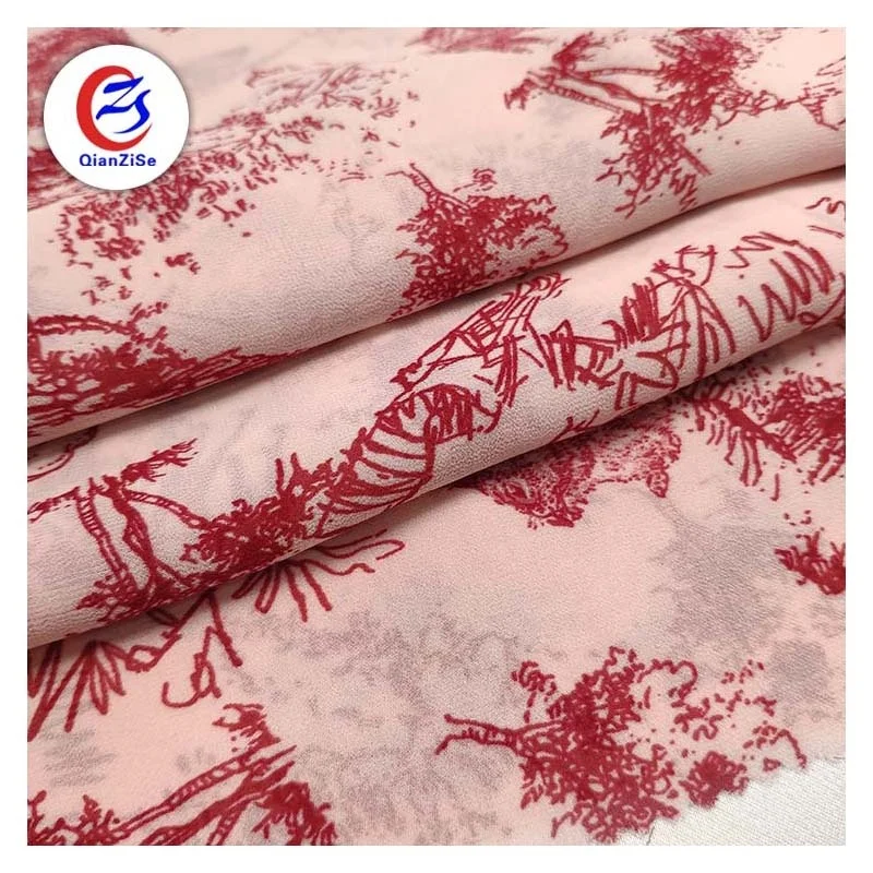 Fashion design 100% polyester floral pattern digital printed satin fabric by the yard