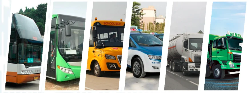 Avanced Qualcomm 7 Inch MDVR 4g GPS Early Warning Device Tachograph Fleet Management System Blind Spot Vehicle