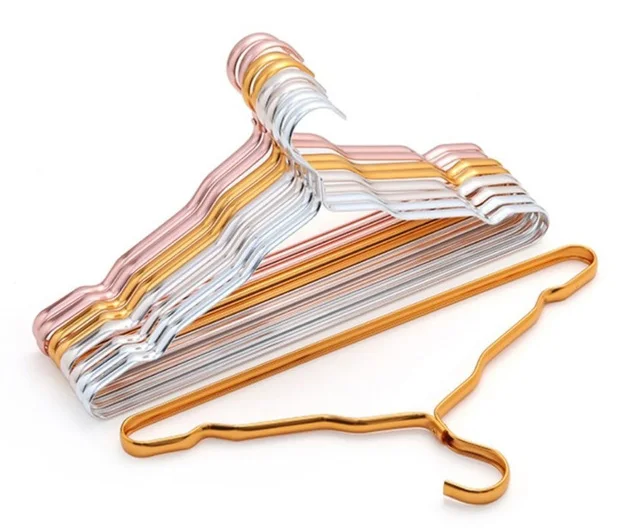 China modern aluminum clothes hanger alloy for cloths colorful clothes rack for clothes hanger