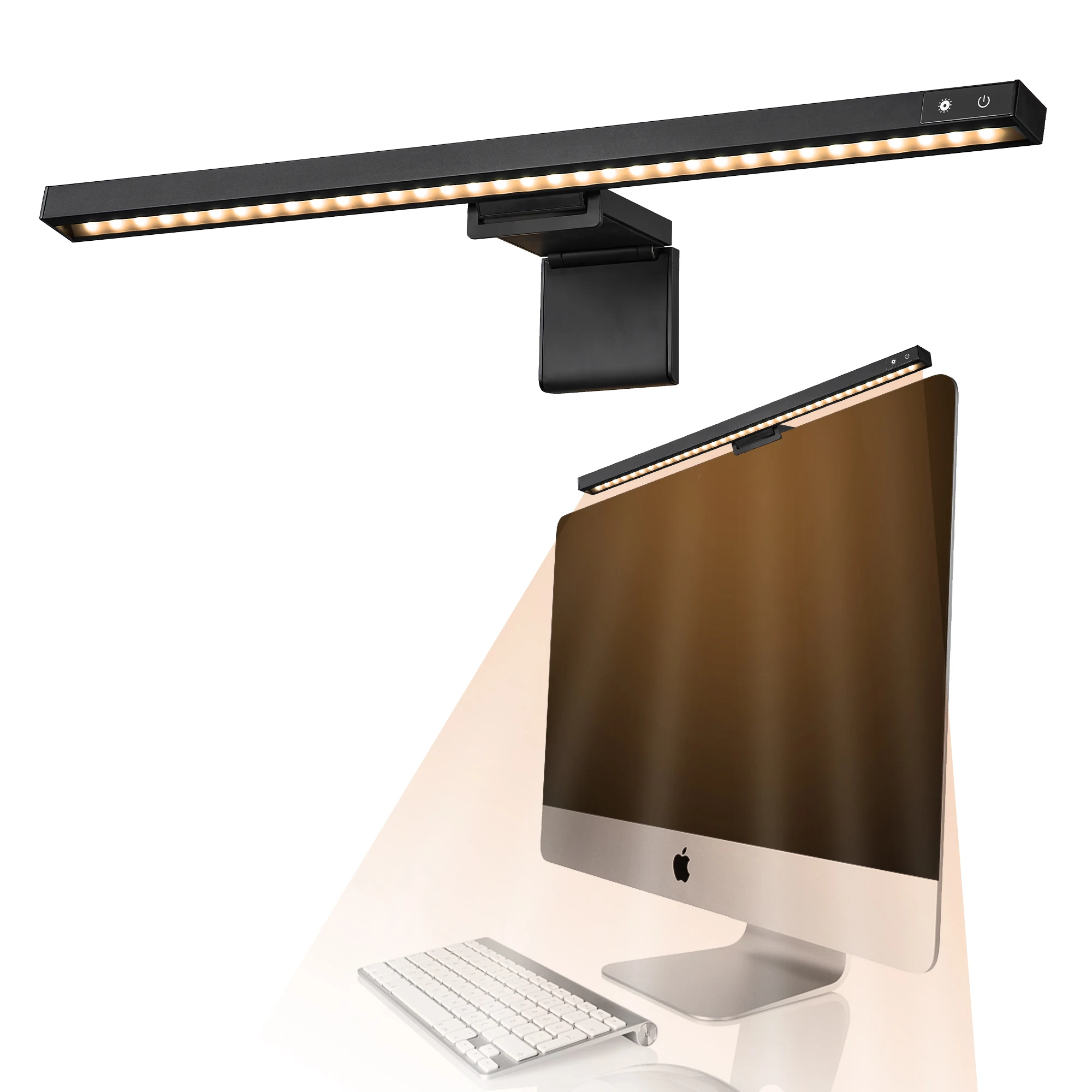 E-Reading Chargeable LED Desk Screen bar Lamp Dimmable Monitor Laptop Screen Hanging Light Bar Clip computer screen light